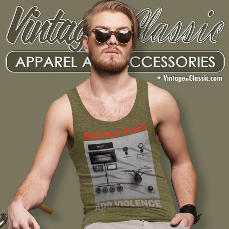 Nine Inch Nails Add Violence Tank Top Racerback Nine Inch Nails Add Violence Tank Top Racerback
