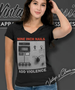 Nine Inch Nails Add Violence V Neck TShirt