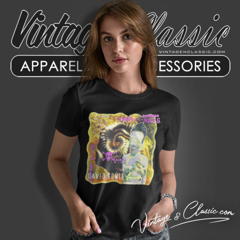 Nine Inch Nails David Bowie Women T Shirt Nine Inch Nails David Bowie Women T Shirt