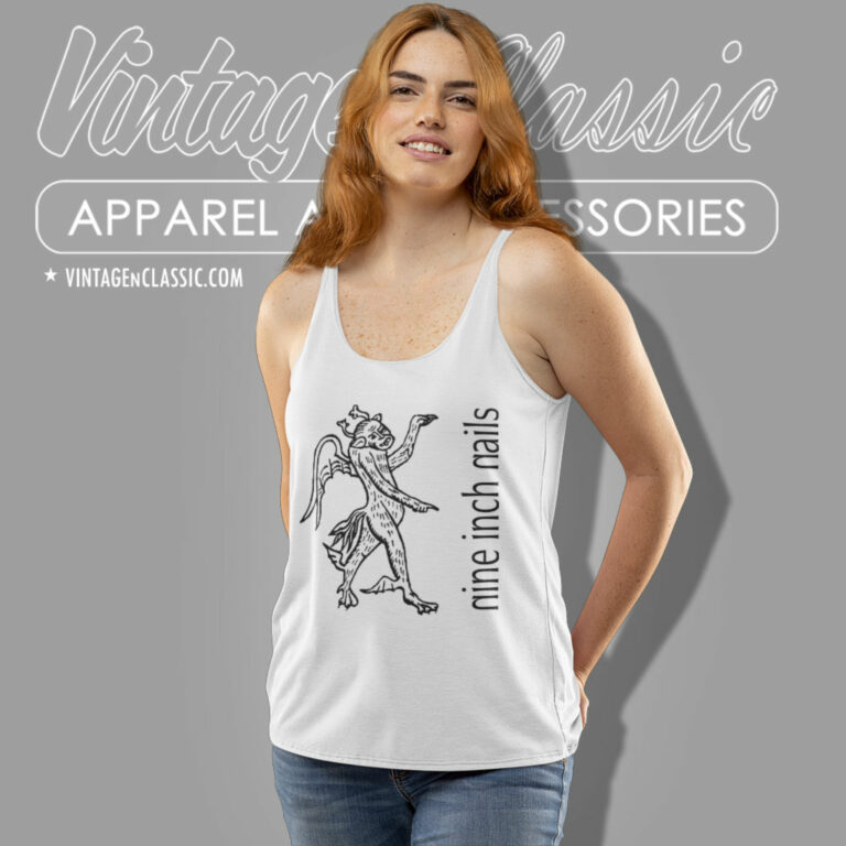 Nine Inch Nails Devil Tank Top Racerback Nine Inch Nails Devil Tank Top Racerback