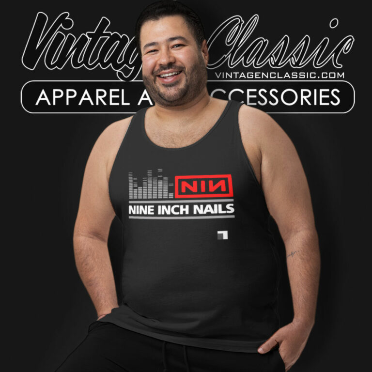 Nine Inch Nails Equalizer Logo Tank Top Racerback Nine Inch Nails Equalizer Logo Tank Top Racerback