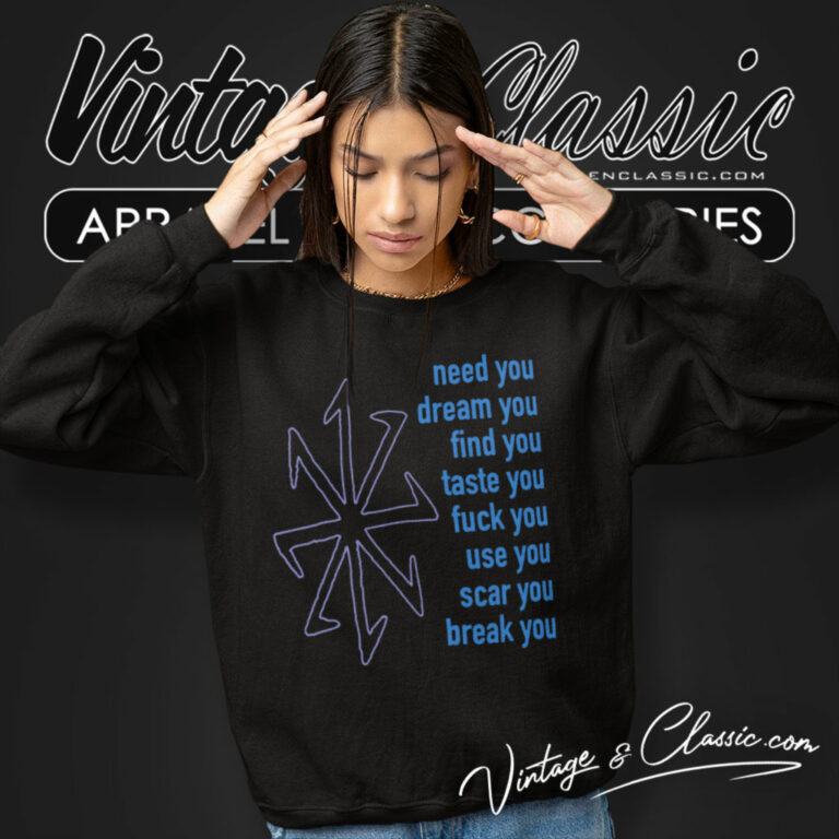 Nine Inch Nails Eraser Sweatshirt Nine Inch Nails Eraser Sweatshirt