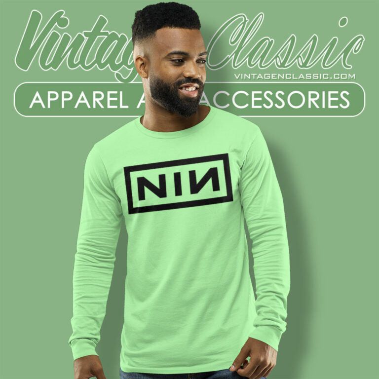 Nine Inch Nails Logo Long Sleeve Tee Nine Inch Nails Logo Long Sleeve Tee
