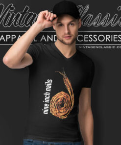 Nine Inch Nails Shirt Further Down The Spiral V Neck TShirt