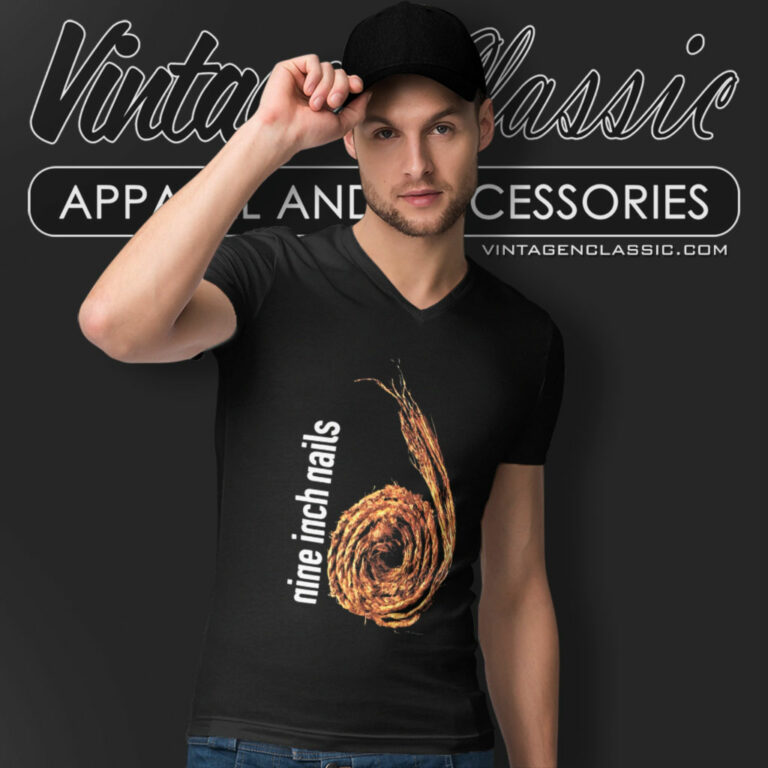 Nine Inch Nails Shirt Further Down The Spiral V Neck TShirt Nine Inch Nails Shirt Further Down The Spiral V Neck TShirt
