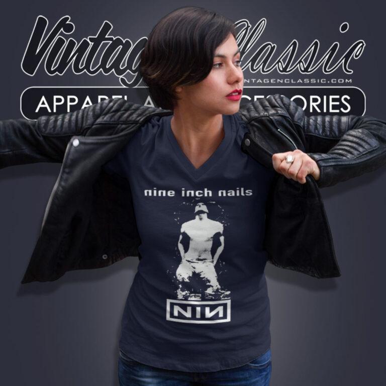 Nine Inch Nails Shirt Pretty Hate Machine Album V Neck TShirt Nine Inch Nails Shirt Pretty Hate Machine Album V Neck TShirt