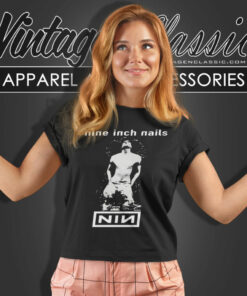 Nine Inch Nails Shirt Pretty Hate Machine Album Women T Shirt