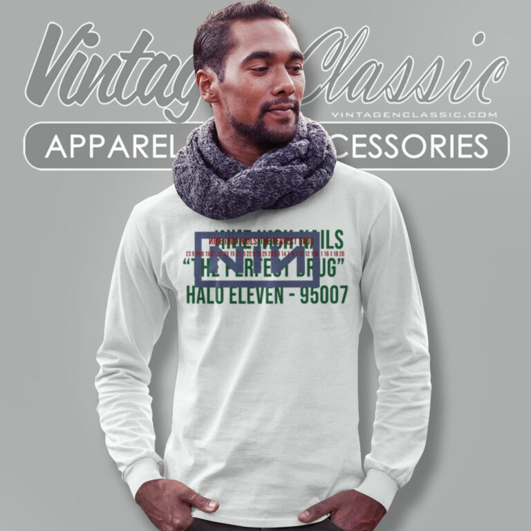 Nine Inch Nails Shirt The Perfect Drug Long Sleeve Tee Nine Inch Nails Shirt The Perfect Drug Long Sleeve Tee