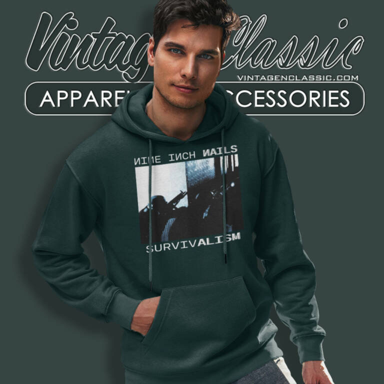 Nine Inch Nails Survivalism Concert Hoodie Nine Inch Nails Survivalism Concert Hoodie