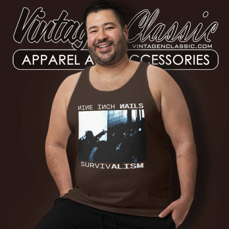 Nine Inch Nails Survivalism Concert Tank Top Racerback Nine Inch Nails Survivalism Concert Tank Top Racerback