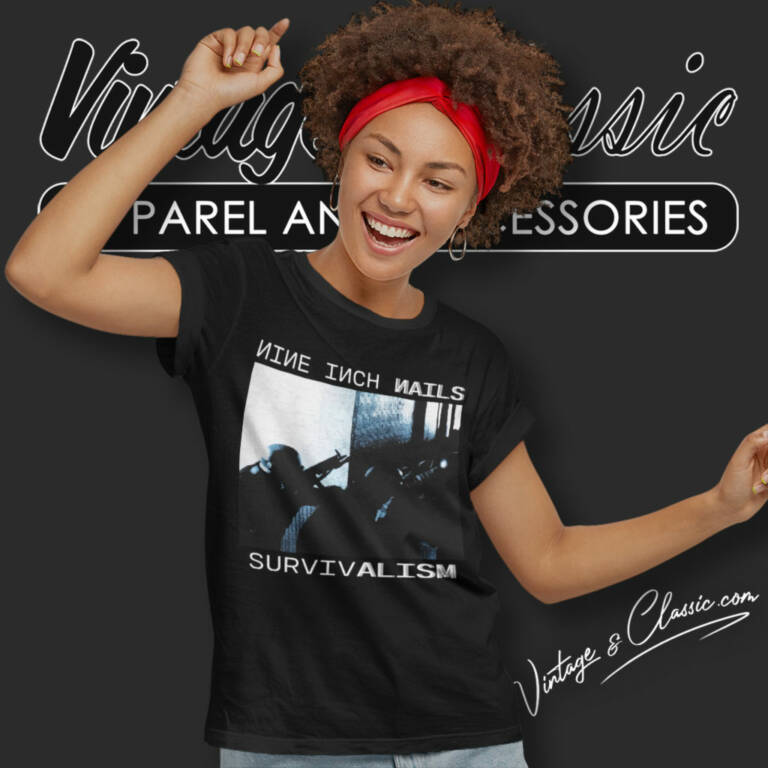 Nine Inch Nails Survivalism Concert Women T Shirt Nine Inch Nails Survivalism Concert Women T Shirt