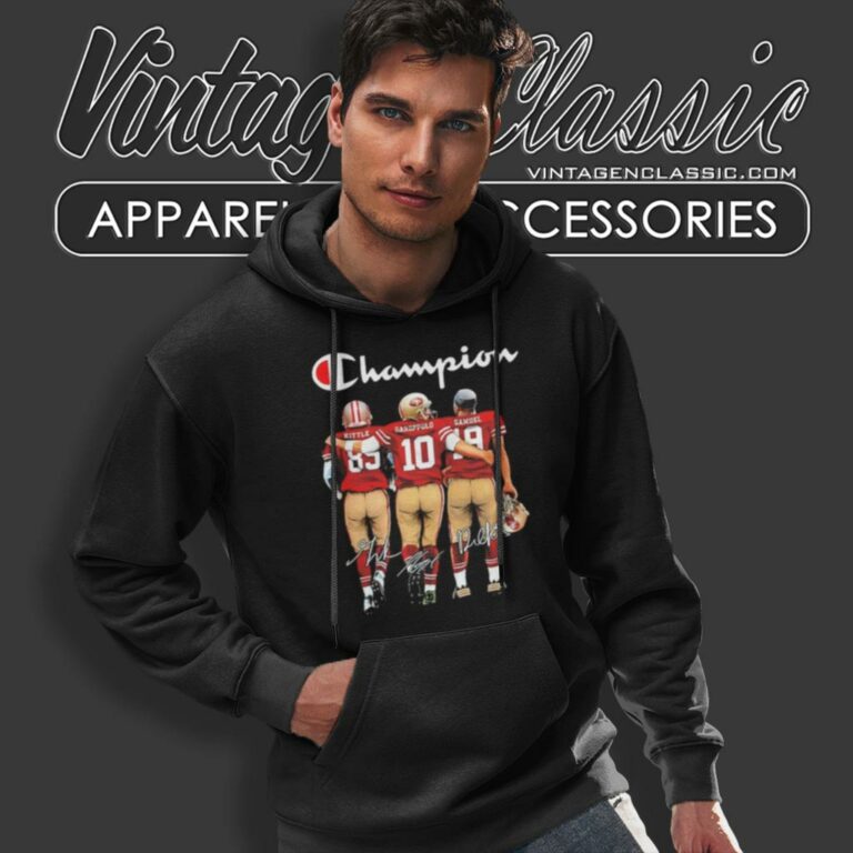 Niner Faithful Deebo Samuel George Kittle And Garoppolo San Francisco 49ers Hoodie Niner Faithful Deebo Samuel George Kittle And Garoppolo San Francisco 49ers Hoodie