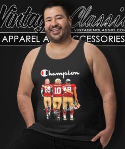 Niner Faithful Deebo Samuel George Kittle And Garoppolo San Francisco 49ers Tank Top Racerback