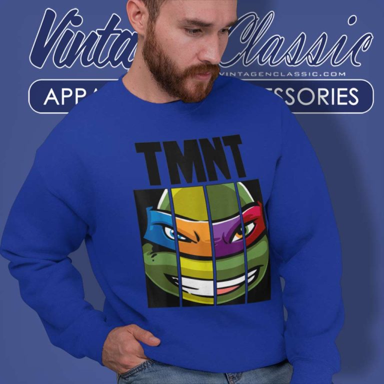 Ninja Turtles Face Mash Up Sweatshirt Ninja Turtles Face Mash Up Sweatshirt