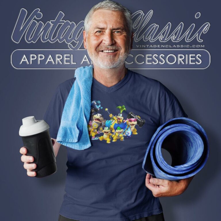 Nintendo Koopalings Mario V Neck TShirt Nintendo Koopalings Mario V Neck TShirt