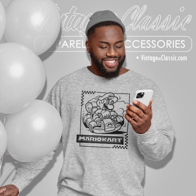 Nintendo Mario Kart Retro Racers Sweatshirt Nintendo Mario Kart Retro Racers Sweatshirt