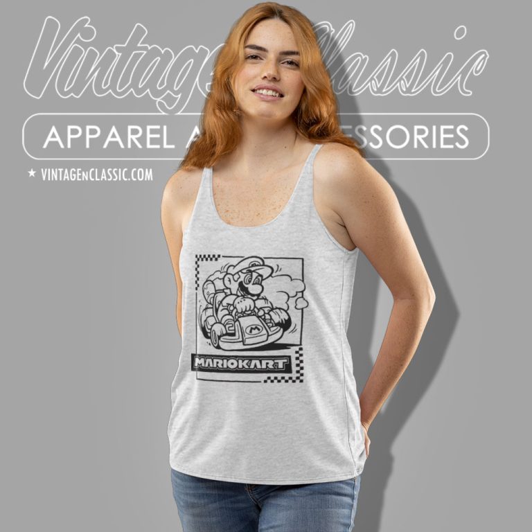 Nintendo Mario Kart Retro Racers Tank Top Racerback Nintendo Mario Kart Retro Racers Tank Top Racerback