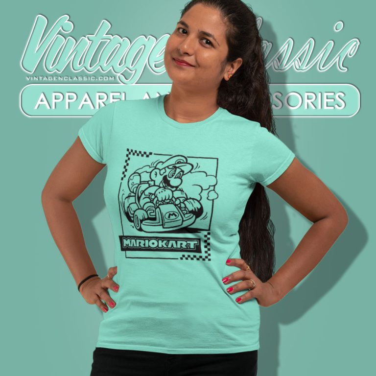 Nintendo Mario Kart Retro Racers Women T Shirt Nintendo Mario Kart Retro Racers Women T Shirt