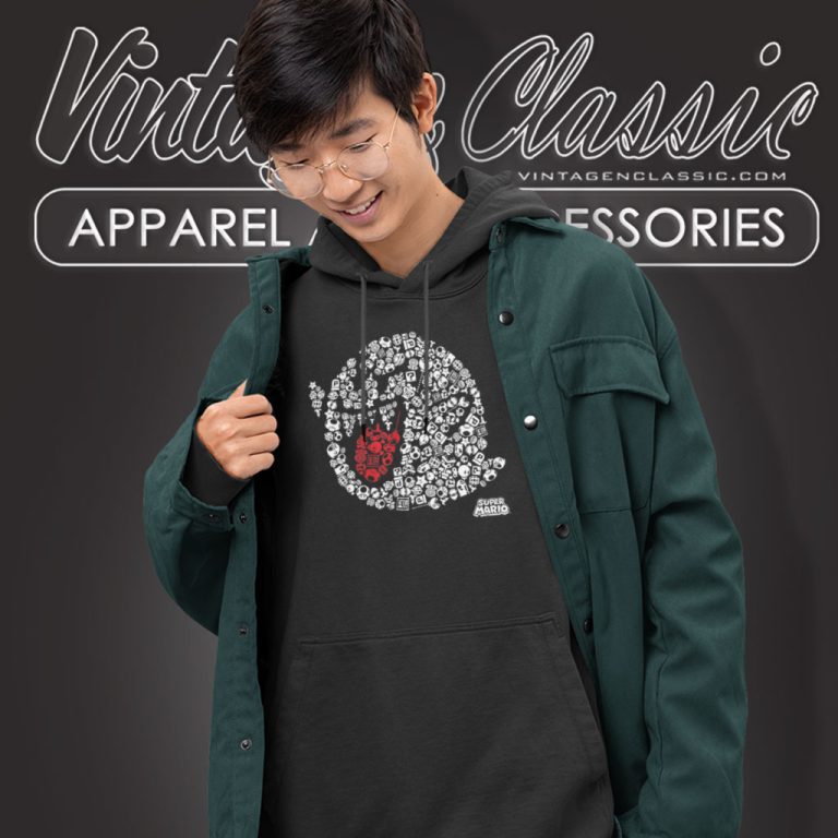 Nintendo Super Mario Boo Graphic Hoodie Nintendo Super Mario Boo Graphic Hoodie