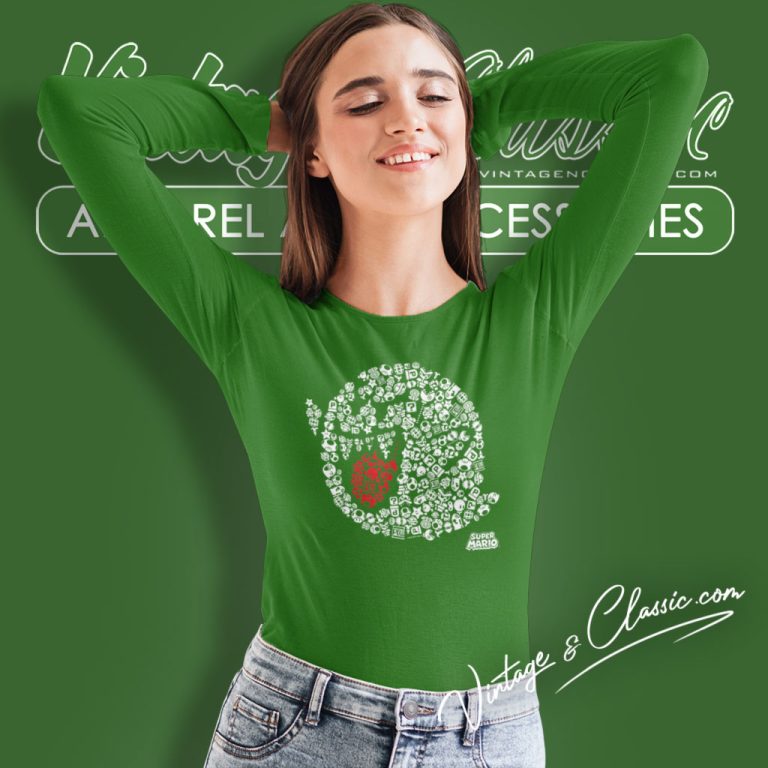 Nintendo Super Mario Boo Graphic Long Sleeve Tee Nintendo Super Mario Boo Graphic Long Sleeve Tee