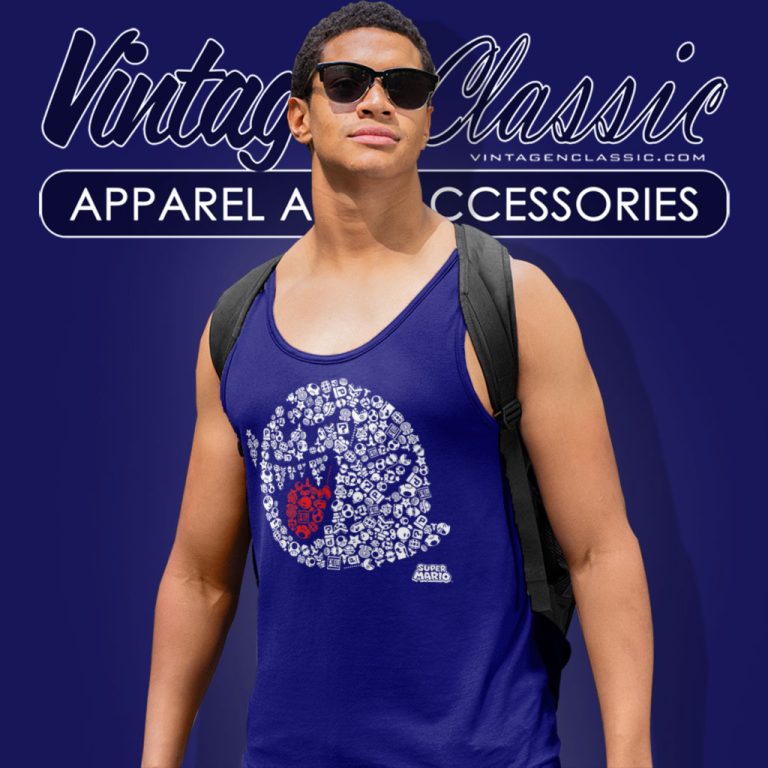 Nintendo Super Mario Boo Graphic Tank Top Racerback Nintendo Super Mario Boo Graphic Tank Top Racerback