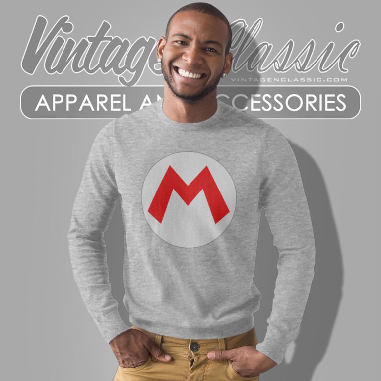 Nintendo Super Mario Icon Sweatshirt Nintendo Super Mario Icon Sweatshirt