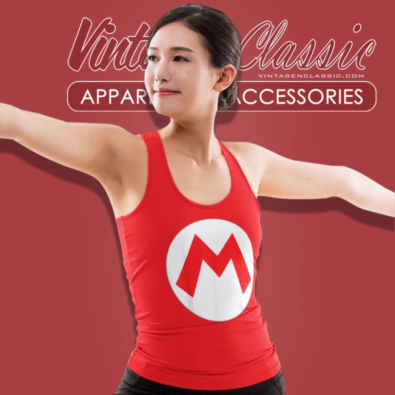 Nintendo Super Mario Icon Tank Top Racerback Nintendo Super Mario Icon Tank Top Racerback