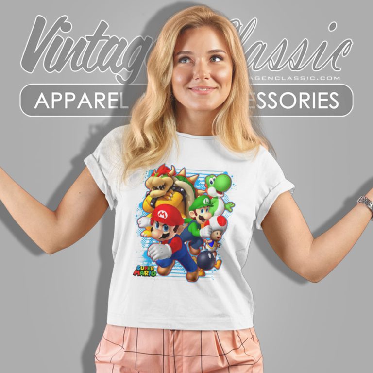 Nintendo Super Mario Luigi Bowser Women T Shirt Nintendo Super Mario Luigi Bowser Women T Shirt