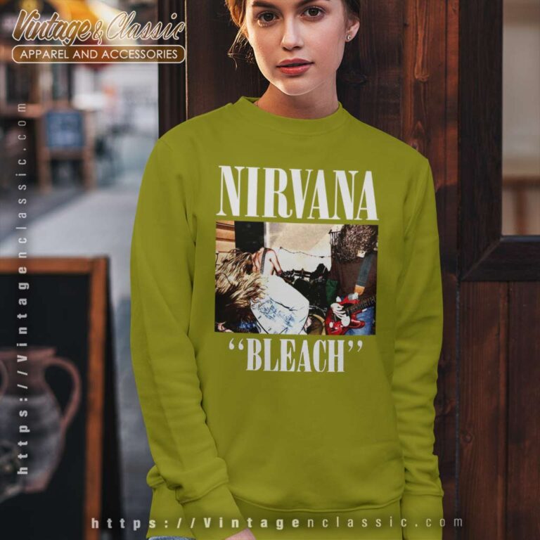 Nirvana Bleach Album Cover Sweatshirt Nirvana Bleach Album Cover Sweatshirt