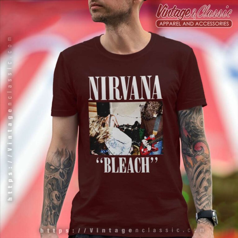 Nirvana Bleach Album Cover T Shirt Nirvana Bleach Album Cover T Shirt