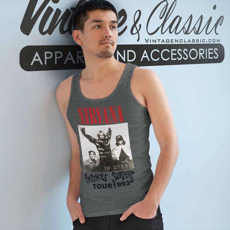 Nirvana Butthole Surfers Super Tank Top Racerback Nirvana Butthole Surfers Super Tank Top Racerback