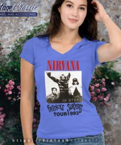 Nirvana Butthole Surfers Super V Neck TShirt