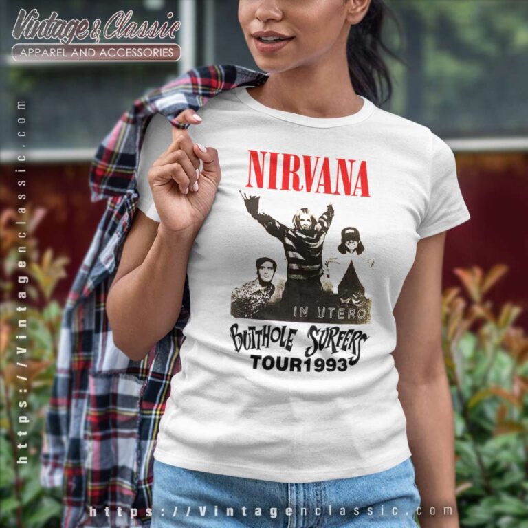 Nirvana Butthole Surfers Super Women TShirt Nirvana Butthole Surfers Super Women TShirt