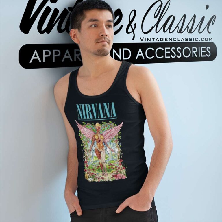 Nirvana Forest In Utero Tank Top Racerback Nirvana Forest In Utero Tank Top Racerback