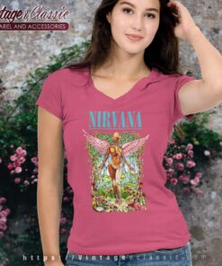 Nirvana Forest In Utero V Neck TShirt