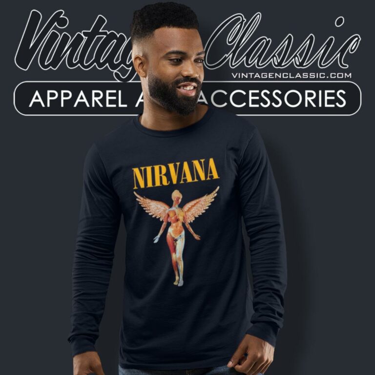 Nirvana In Utero Angel Preppy Long Sleeve Tee Nirvana In Utero Angel Preppy Long Sleeve Tee