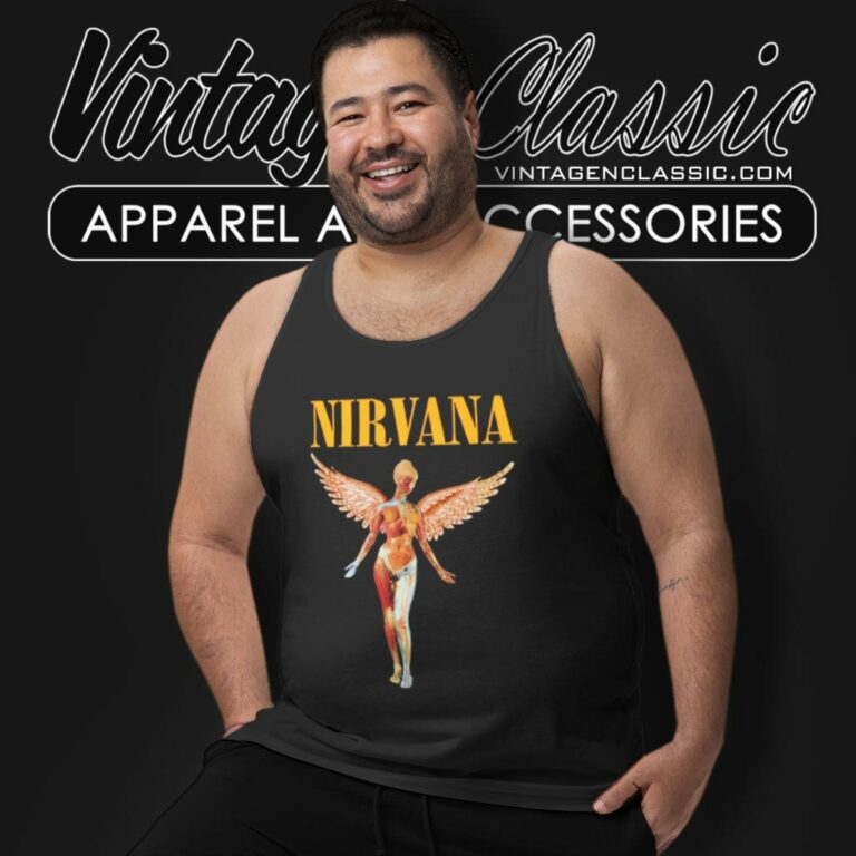 Nirvana In Utero Angel Preppy Tank Top Racerback Nirvana In Utero Angel Preppy Tank Top Racerback