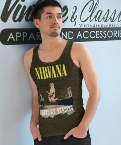 Nirvana Live At Reading Tank Top Racerback