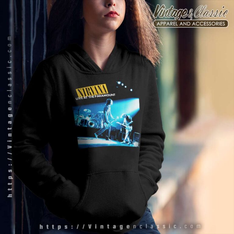 Nirvana Live At The Paramount Hoodie Nirvana Live At The Paramount Hoodie