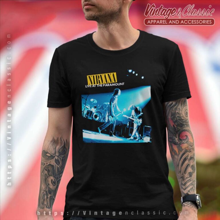 Nirvana Live At The Paramount T Shirt Nirvana Live At The Paramount T Shirt