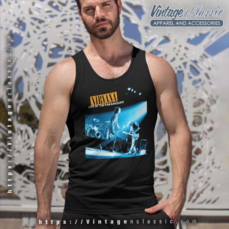 Nirvana Live At The Paramount Tank Top Racerback Nirvana Live At The Paramount Tank Top Racerback