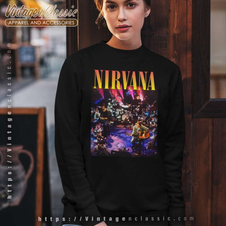 Nirvana Live Unplugged Concert Sweatshirt Nirvana Live Unplugged Concert Sweatshirt