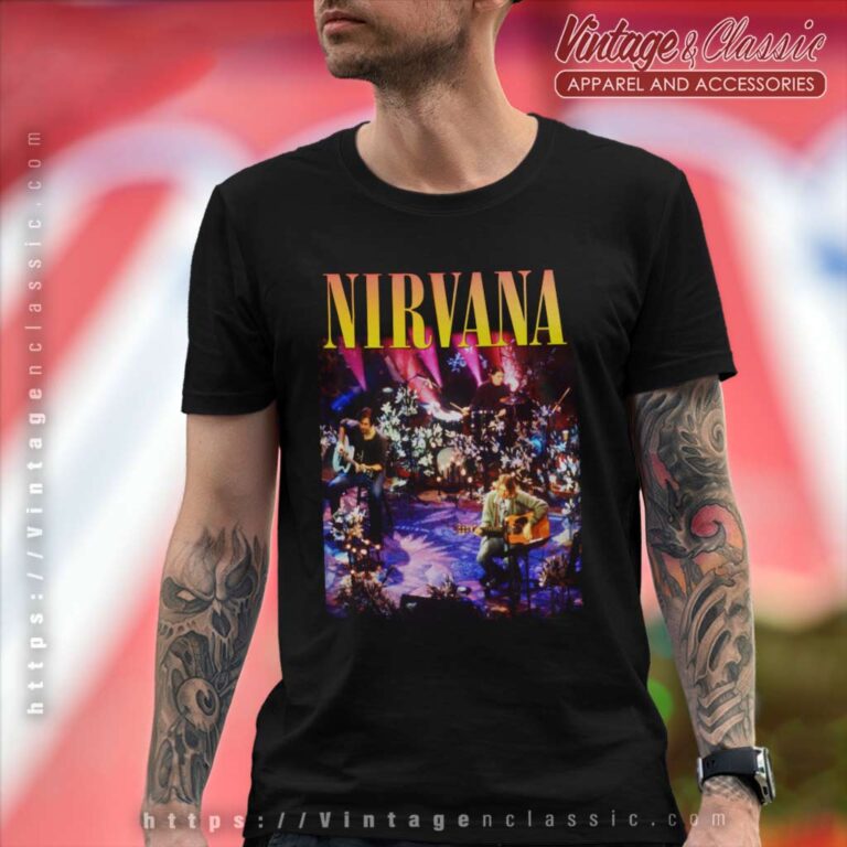 Nirvana Live Unplugged Concert T Shirt Nirvana Live Unplugged Concert T Shirt