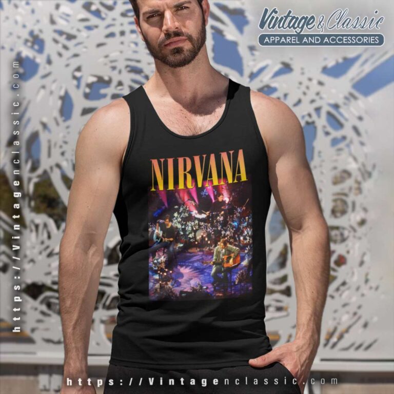 Nirvana Live Unplugged Concert Tank Top Racerback Nirvana Live Unplugged Concert Tank Top Racerback