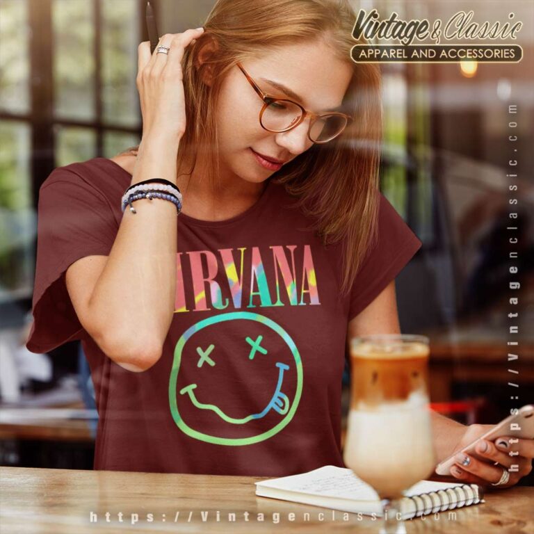 Nirvana Neon Smile Women TShirt Nirvana Neon Smile Women TShirt
