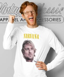 Nirvana Owen Wilson 90s Long Sleeve Tee