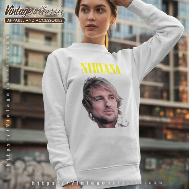 Nirvana Owen Wilson 90s Sweatshirt Nirvana Owen Wilson 90s Sweatshirt