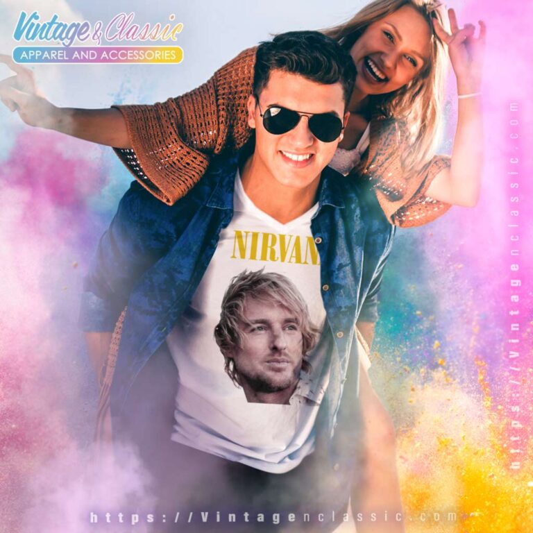 Nirvana Owen Wilson 90s V Neck TShirt Nirvana Owen Wilson 90s V Neck TShirt