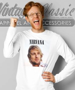 Nirvana Owen Wilson Long Sleeve Tee