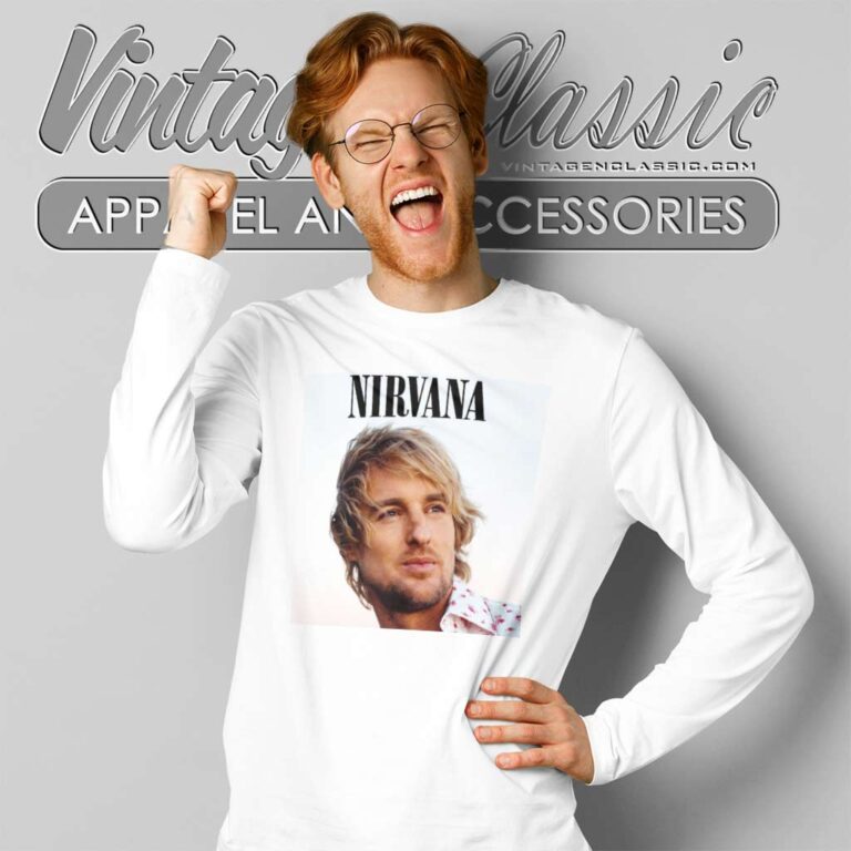 Nirvana Owen Wilson Long Sleeve Tee Nirvana Owen Wilson Long Sleeve Tee